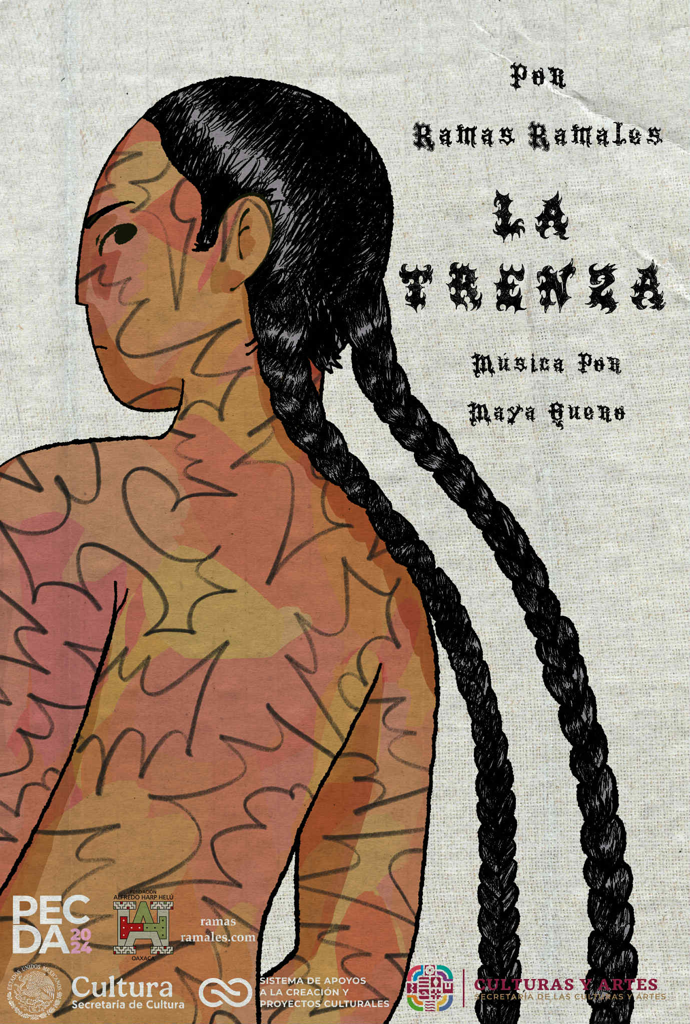 Poster promocional de La Trenza por Ramas Ramales